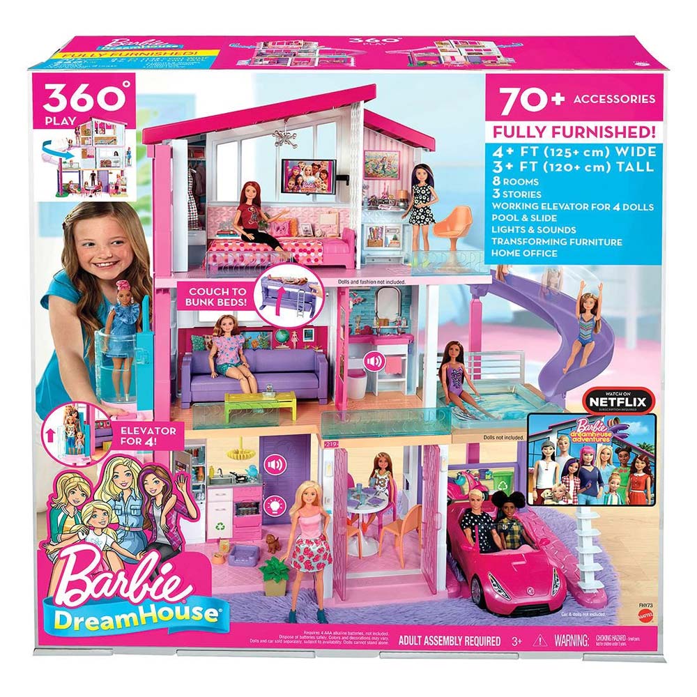 barbie dream house with elevator