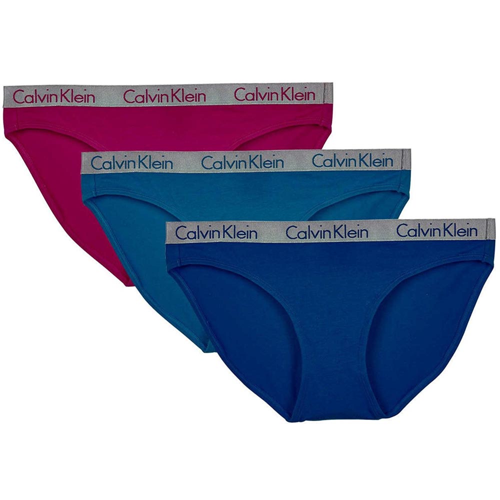 calvin klein women's 3 pack carousel bikini panty