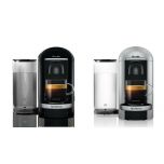 Breville Nespresso Vertuo Plus Coffee Machine Including 12 Capsules-Silver