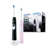 Philips Sonicare 2 Series Rechargeable Electric Toothbrush 2-handle Pack Pink/Black