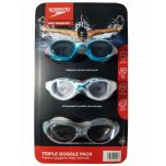 Speedo Adult Swim Goggles 3 Pack