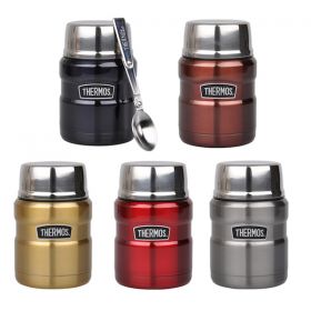 2 x Thermos Stainless King Vacuum Insulated Food Jar 470ml