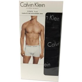 Calvin Klein 3 Pack Cotton Stretch Trunks-L