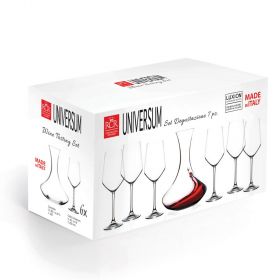 RCR Universium 7pcs Wine Glasses And Decanter - Glass Set