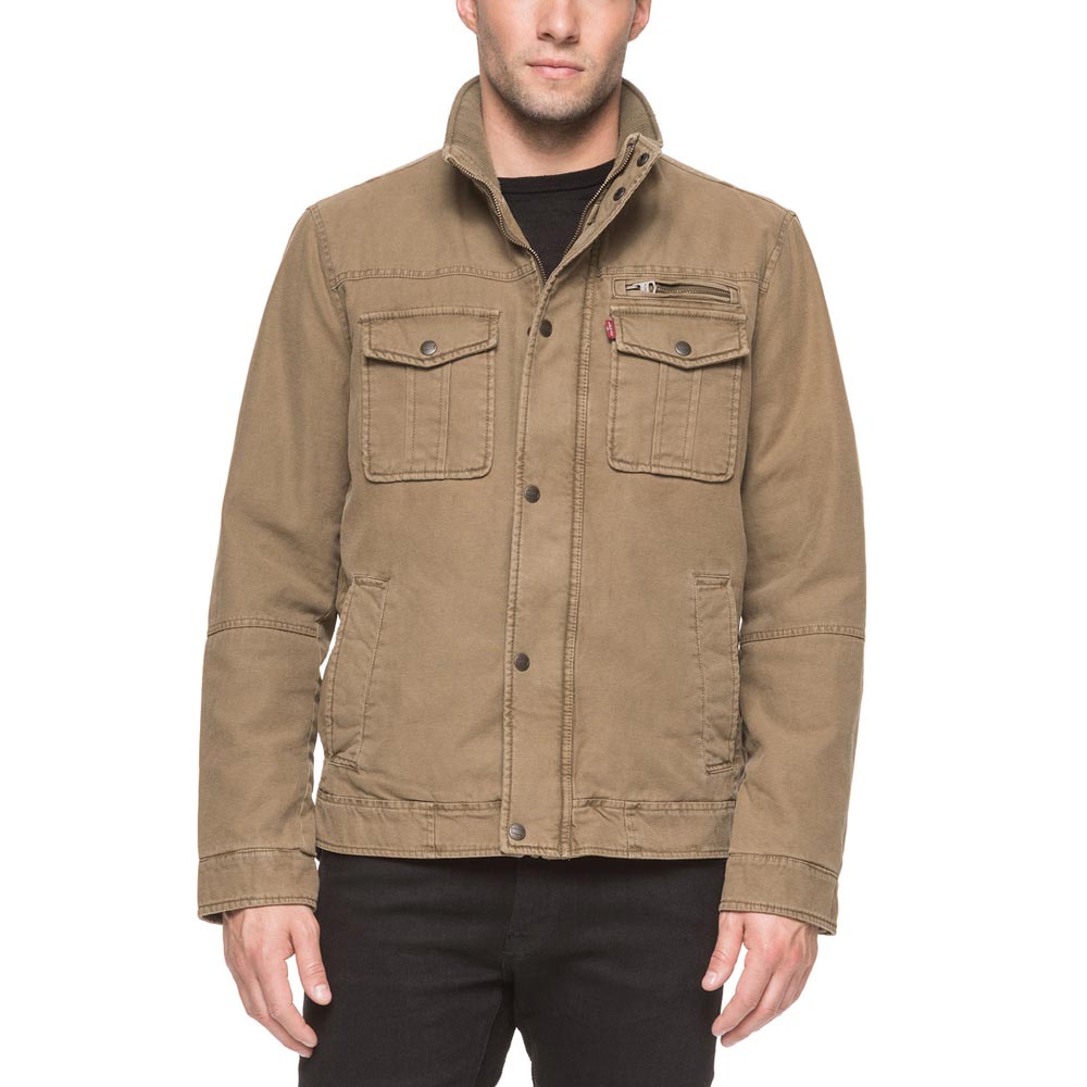 Levi's Mens Full Zip Jacket – Khaki